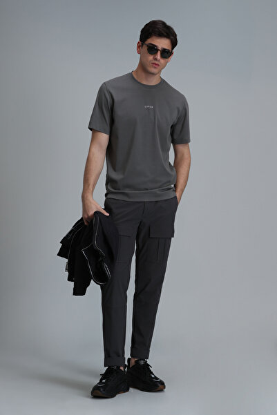 Lufian Antony Modern Grafik T- Shirt Yeşil