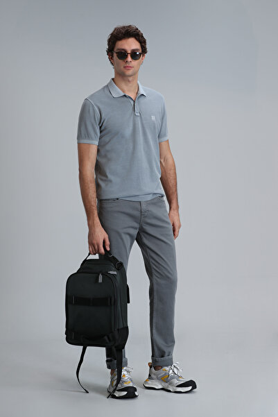 Lufian Helt Spor 5 Cep Erkek Pantolon Slim Fit Yeşil