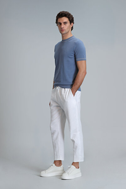 Lufian Tıno Erkek Kazak Koyu Mavi