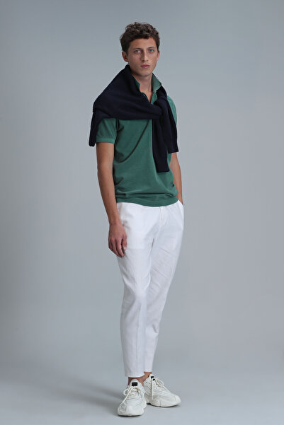 Lufian Vernon Smart Men's Polo T-Shirt Green