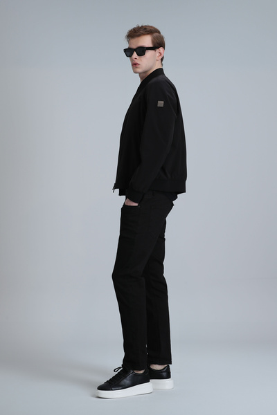 Lufian Anton Smart Jean Erkek Pantolon Slim Fit Siyah