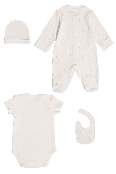 Miny Center Tulumlu Unisex Bebek 4'lü Set