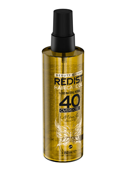 Redist %100 Doğal - Vegan 40 Bitkili Saç Bakım Yağı –Yıpranmış Cansız Saçlara Özel 150 ml