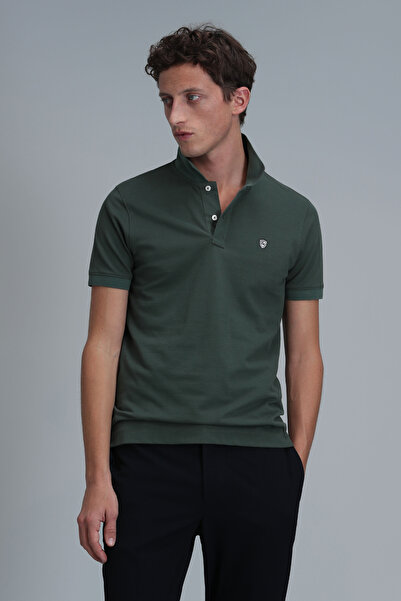 Lufian Laon Smart Men's Polo T-Shirt Slim Fit Green