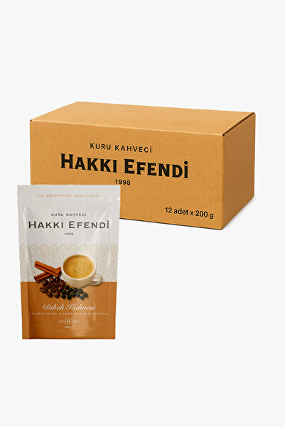 Hakkı Efendi قهوة ديبك 200 جرام – نكهة خاصة، مذاق ناعم، علبة (12 قطعة)