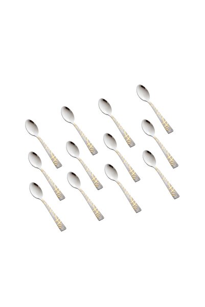 HIC 12-Piece Stainless Steel Teaspoon Set