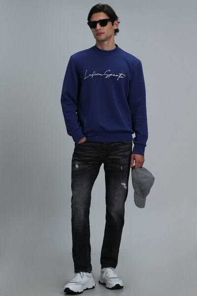 Lufian Alex Smart Jean Erkek Pantolon Slim Fit Siyah