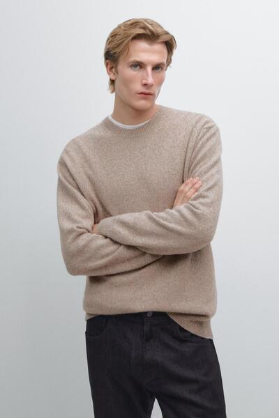Massimo Dutti Bisiklet yaka melanj triko kazak