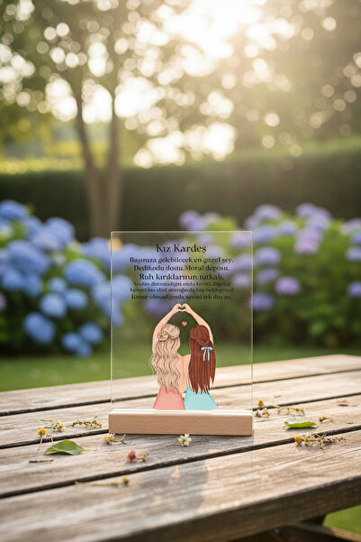 Tugicase Kız Kardeşe Hediye Arkadaşa Hediye Dekorasyon Pleksi A Kalite Baskı ...