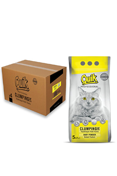 Quik Bentonit 5 Lt İnce TEKLİ (Pudra Kokulu)