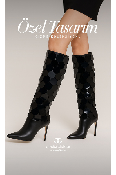 Giydim Gidiyor Briana Çizme Siyah