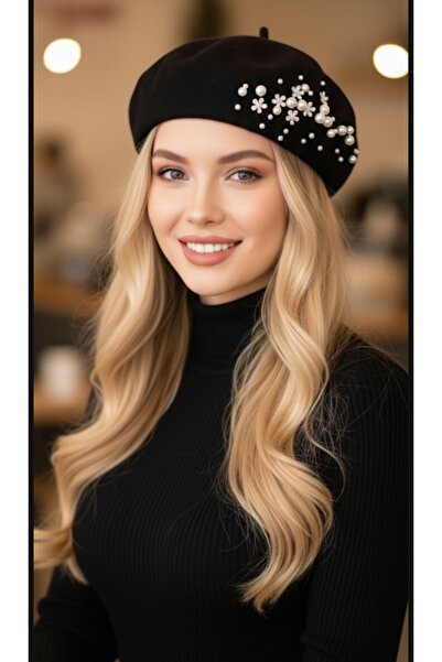 hbtasarim Fransız bere ressam siyah bere tasarım