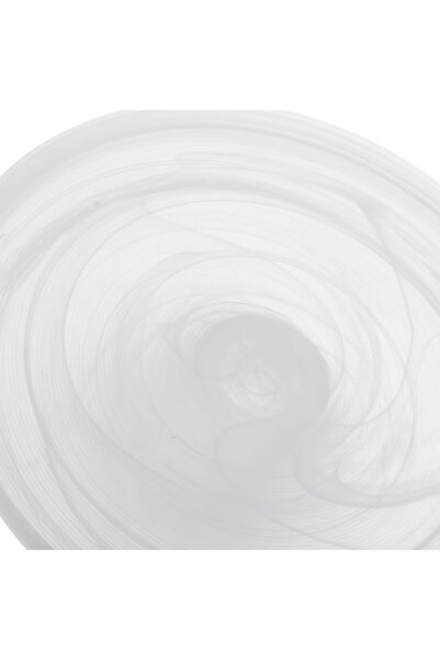 Host Luxury glass serving platter with matte white base, 32 cm