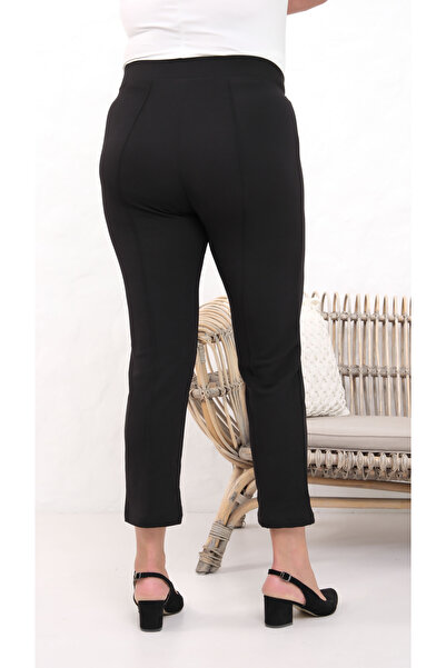 Paw Garage Lycra Plus Size Skinny Leg Pants, 4 Seasons, Body Gathering Pants