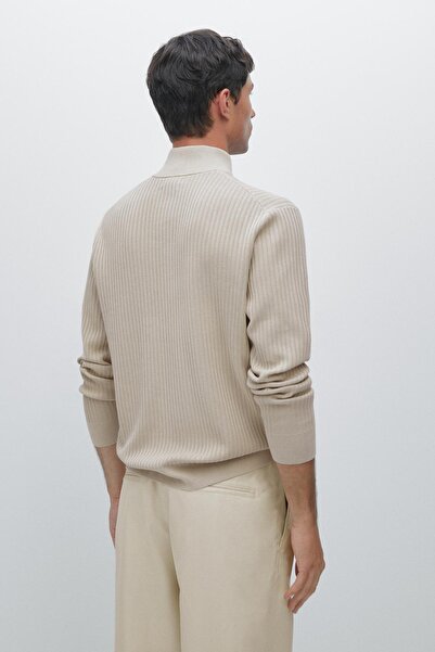 Massimo Dutti Dik yaka triko kazak