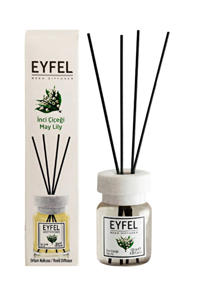 Eyfel room freshener with sticks 120ml, May Lily (Lacramioara)
