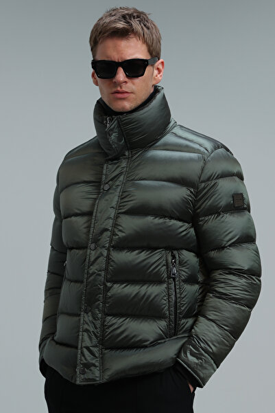 Lufian Pánský kabát Dante Goose Feather Zelený