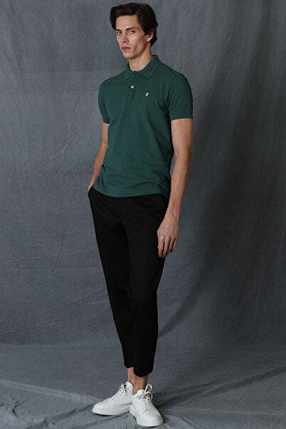 Lufian Laon Smart Men's Polo T-Shirt Duck Green