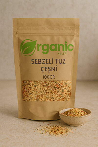 Organic Kiler Sebzeli Tuz Çeşni 100 gr – Doğal Baharat Karışımı – Katkısız ve...