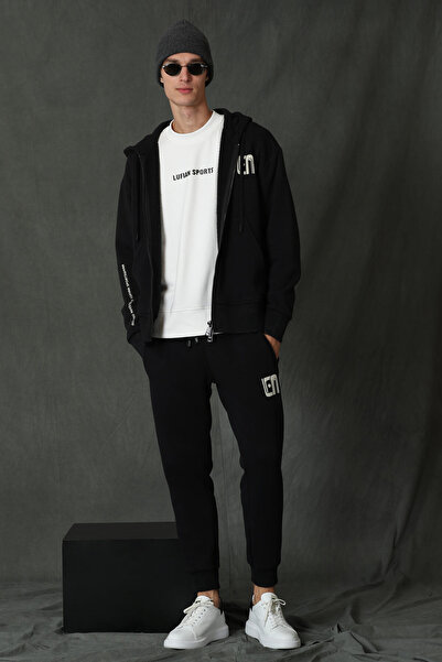 Lufian Black Leon Tracksuit Top