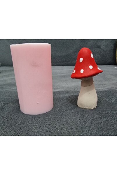 morlalem m 3 Boyutlu 6,5cm Mantar Silikon Kalıp K-1232, Kokulu Taş Sabun Alçı...