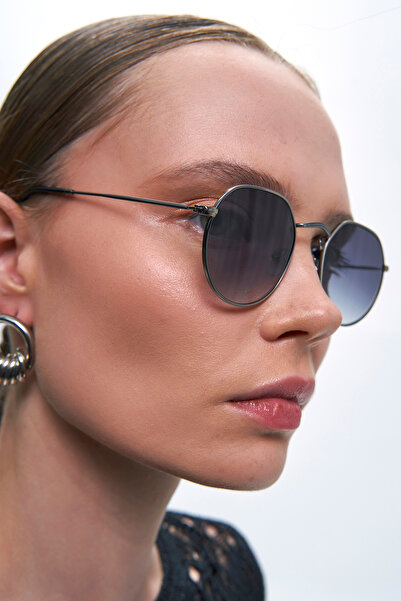 Bilge Karga Ursula Silver Black Degrade Güneş Gözlüğü