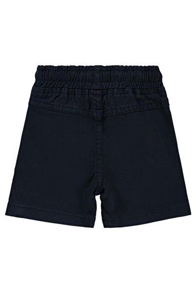 Civil Baby Elastic Waist Filotolu 6-18 Months Shorts - Navy Blue9-12 Months