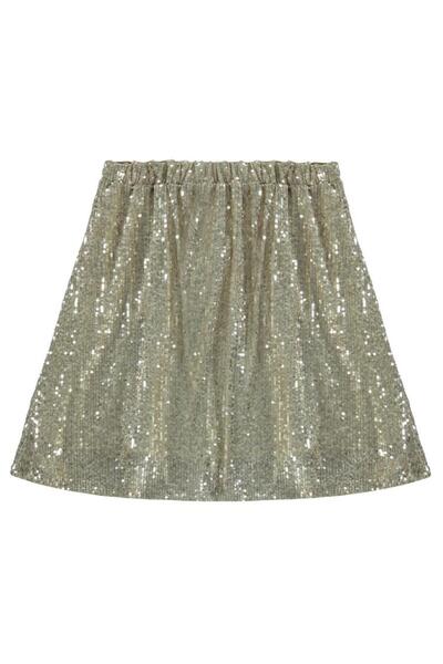 Pierre Cardin Girl's Skirt 10-12 Years Silver