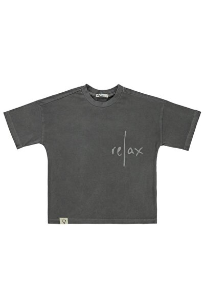 Civil Boys Boy 6-9 Years Anthracite T-Shirt