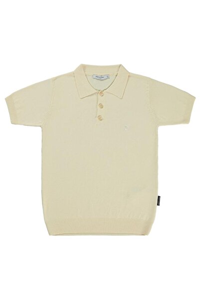 Pierre Cardin Tricou tricotat pentru copii 6-9 ani - Bej 7-8 ani