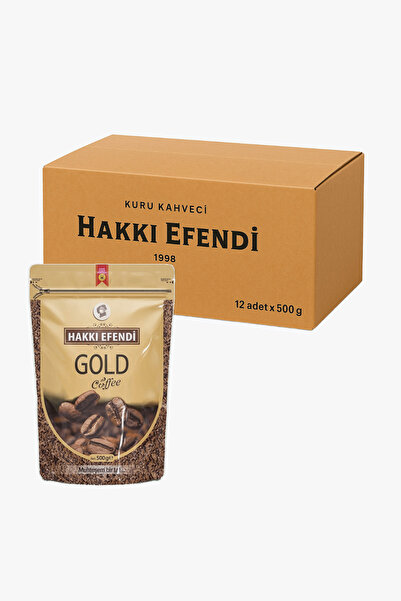 Hakkı Efendi قهوة ذهبية 1 علبة 500 جرام (12 قطعة)