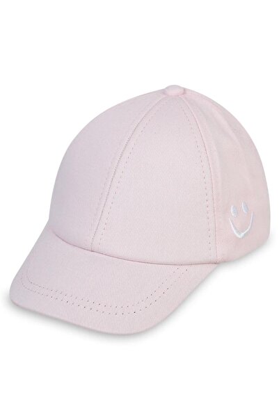 Civil Girls Smile Patterned 2-5 Year Old Children's Girl's Cap Hat - Powder Standard