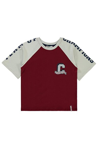 Civil Boys Boy's T-Shirt 10-13 Years Old Claret Red