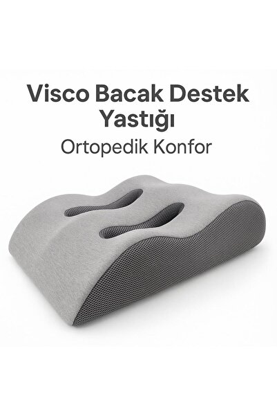 SANALTİCARETİM Visco Leg Support and Pillow |   Ergonomic Orthopedic Elevating Foot Knee Calf Support Cushion