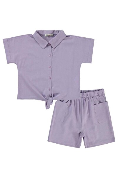 Civil Girls Tie-Front Suit for Ages 6-9 - Lilac8-9 Years