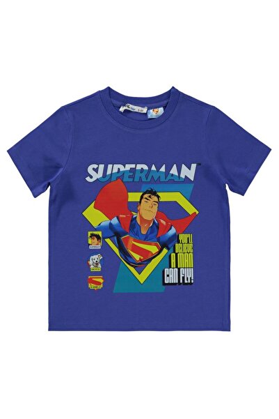 Superman Majica za dečake Superman 2-5 godina Kobalt plava plava