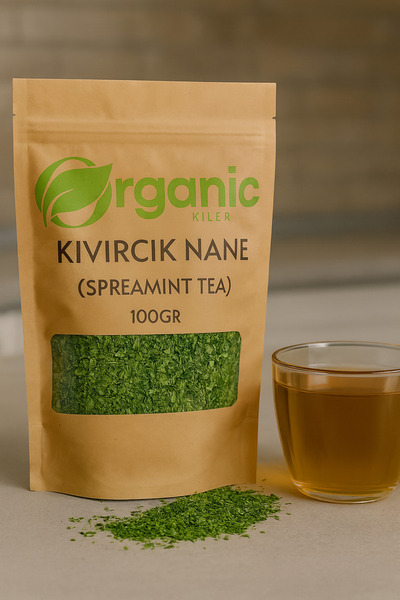 Organik Kiler Doğal Kıvırcık Nane Çayı - Spearmint Tea 100gr - Katkısız & %100 Doğal - Pcos & Mide Dostu