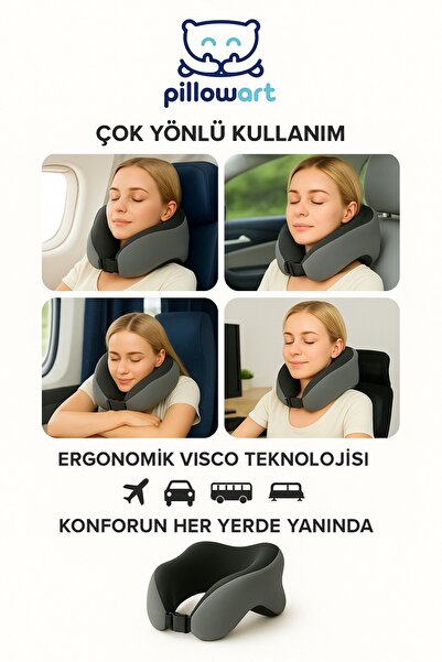 PİLLOWART PİLLOWARTVisco Seyahat Boyun Yastığı