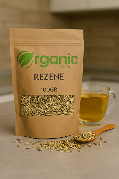 Organic Kiler Doğal Rezene Çayı 100gr. Katkısız Elenmiş & Yeni Mahsül