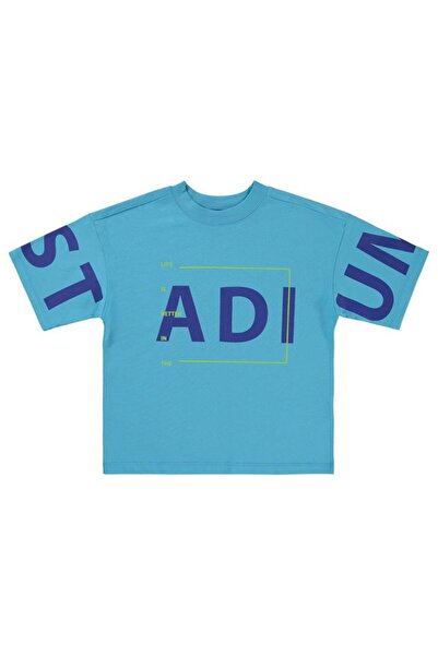 Civil Boys Boy 6-9 Years Old Turquoise T-Shirt