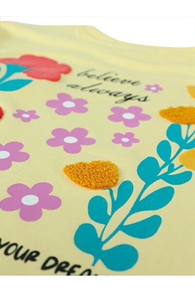 Civil Girls Girls' T-Shirt 6-9 Years Light Yellow