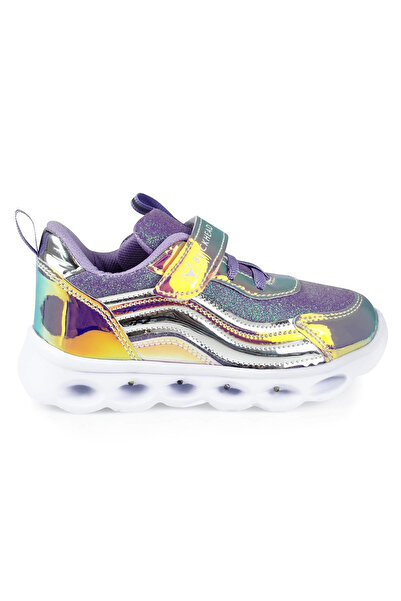 BUCKHEAD 4246 Trio Shiny Hologram Jr Sneakers Lilac