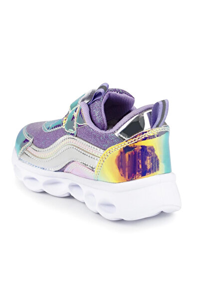 BUCKHEAD 4246 Trio Shiny Hologram Jr Sneakers Lilac
