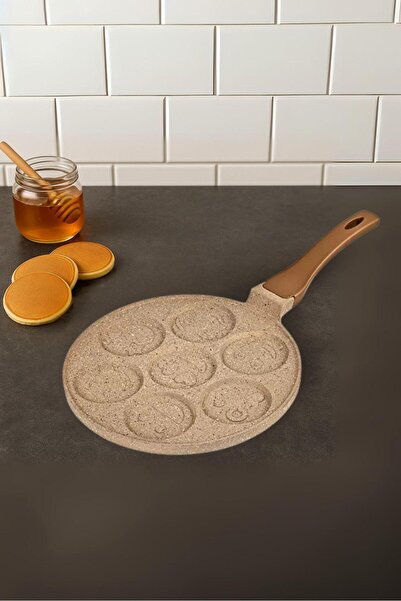 LAVONNI Döküm Pancake Tavası - Kahverengi