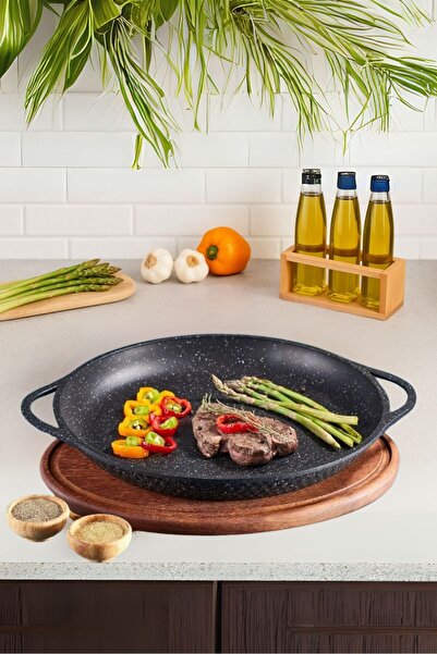 AltunHome 36 cm Granite Casting Pancake and Hair Roasting Pan