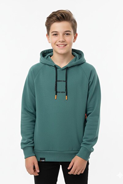 NEWKİDS Παιδικό φούτερ με βαμβακερή κουκούλα oversize