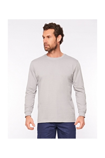 RELAXIA Ανδρικό μακρυμάνικο μπλουζάκι από χτενισμένο βαμβάκι