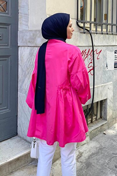 lamelif Φούξια Lopez Μπαλόνι Μανίκι Τούνικ