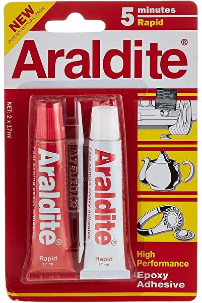 ARALDİTE لاصق إيبوكسي عالي الأداء يعمل مع أي شيء تقريبًا، غراء قوي