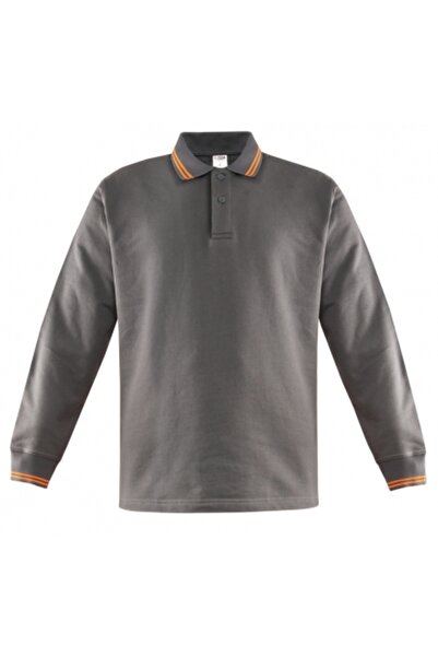 İŞMONT Φούτερ με γιακά πόλο με αντίθεση